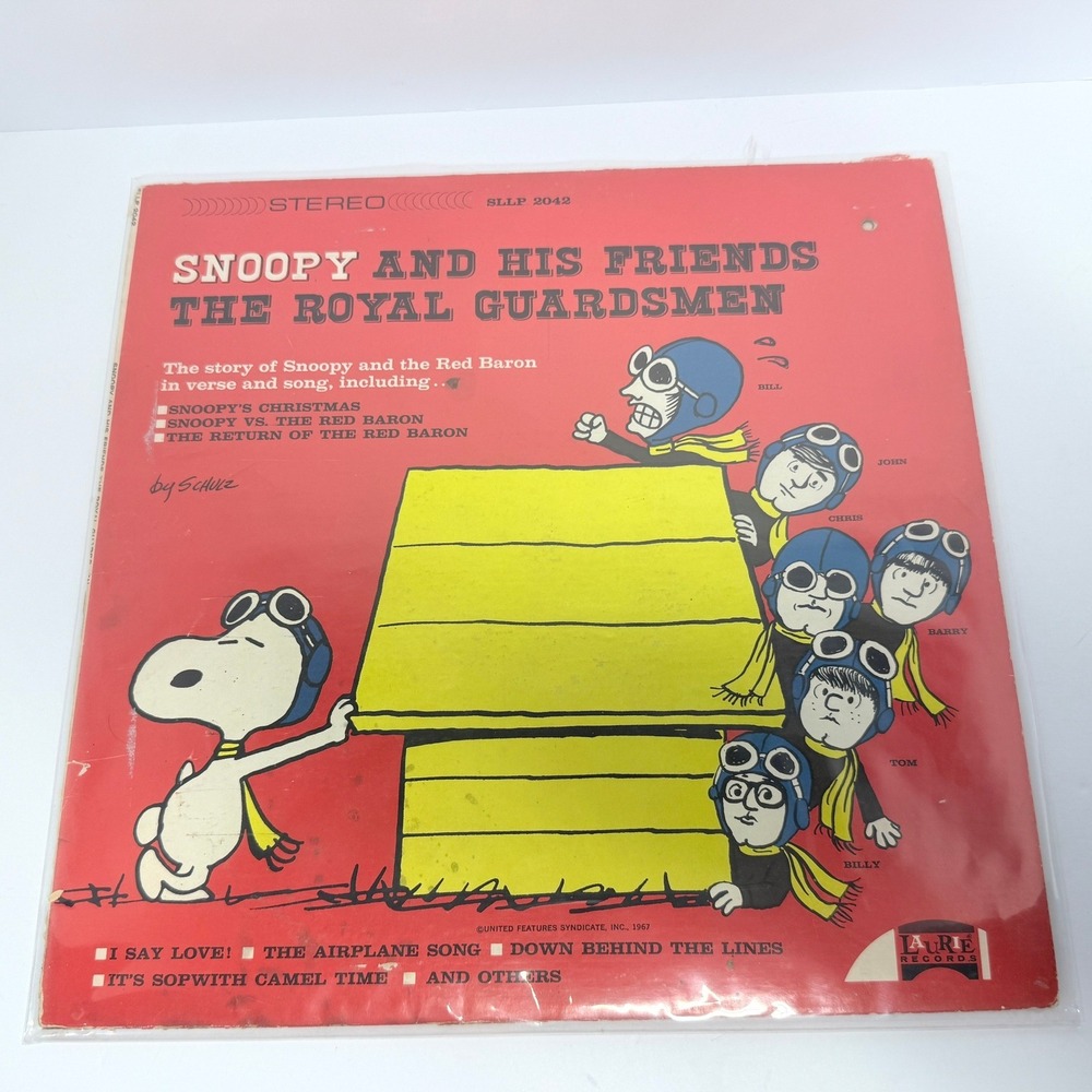 Snoopy and His Friends The Royal Guardsmen Vinyl LP 1967 Laurie Record SLLP 2042